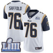 Youth Los Angeles Rams #76 Rodger Saffold White Nike Nfl Road Vapor Untouchable Super Bowl Liii Bound Limited Jersey Nfl