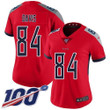 Titans #84 Corey Davis Red Women's Stitched Football Limited Inverted Legend 100Th Season Jersey Nfl- Women's