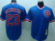 Chicago Cubs #23 Ryne Sandberg 1984 Blue Throwback Jersey Mlb