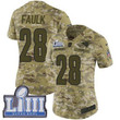 #28 Limited Marshall Faulk Camo Nike Nfl Women's Jersey Los Angeles Rams 2018 Salute To Service Super Bowl Liii Bound Nfl