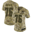 Nike Cardinals #76 Mike Iupati Camo Women's Stitched Nfl Limited 2018 Salute To Service Jersey Nfl- Women's