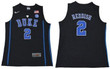 Big Size Blue Devils #2 Cameron Reddish Black Basketball Elite Stitched College Jersey Nba