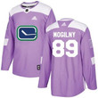 Adidas Canucks #89 Alexander Mogilny Purple Fights Cancer Stitched Nhl Jersey Nhl