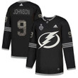 Adidas Lightning #9 Tyler Johnson Black Classic 2020 Stanley Cup Final Stitched Nhl Jersey Nhl
