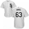 Men's Chicago White Sox #63 Adam Engel White Home Stitched Mlb Majestic Cool Base Jersey Mlb