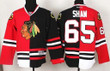 Chicago Blackhawks #65 Andrew Shaw Red/Black Two Tone Jersey Nhl