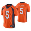 Nike Broncos 5 Joe Flacco Orange 100Th Season Vapor Untouchable Limited Jersey Nfl