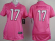Nike Miami Dolphins #17 Ryan Tannehill Pink Love Womens Jersey Nfl- Women's