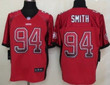 Nike San Francisco 49Ers #94 Justin Smith Drift Fashion Red Elite Jersey Nfl