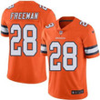 Nike Broncos #28 Royce Freeman Orange Men's Stitched Nfl Limited Rush Jersey Nfl
