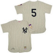 New York Yankees #5 Joe Dimaggio White Mitchelland Ness Jerseys Mlb