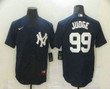 Men's New York Yankees #99 Aaron Judge Navy Blue Stitched Mlb Nike Cool Base Jersey Mlb