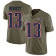 Nike New England Patriots #13 Phillip Dorsett Olive Men's Stitched Nfl Limited 2017 Salute To Service Jersey Nfl