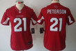 Nike Arizona Cardinals #21 Patrick Peterson Red Limited Womens Jersey Nfl- Women's