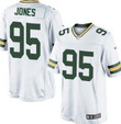 Nike Green Bay Packers #95 Datone Jones White Game Jersey Nfl