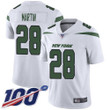 Nike Jets #28 Curtis Martin White Men's Stitched Nfl 100Th Season Vapor Limited Jersey Nfl