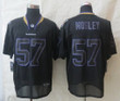 Nike Baltimore Ravens #57 C.J. Mosley Lights Out Black Elite Jersey Nfl