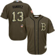 Boston Red Sox #13 Hanley Ramirez Green Salute To Service Stitched Mlb Jersey Mlb