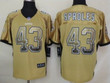 Nike New Orleans Saints #43 Darren Sproles Drift Fashion Gold Elite Jersey Nfl