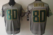 Nike Green Bay Packers #80 Donald Driver Gray Shadow Elite Jersey Nfl