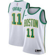 Men's Boston Celtics #11 Kyrie Irving Nike White 2018-19 Swingman Jersey - City Edition Nba