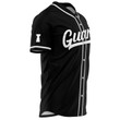 Guam Black Baseball Jersey | Colorful | Adult Unisex | S - 5Xl Full Size - Baseball Jersey Lf