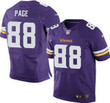 Minnesota Vikings #88 Alan Page Purple Team Color Nfl Nike Elite Jersey Nfl