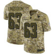 Falcons #63 Chris Lindstrom Camo Men's Stitched Football Limited 2018 Salute To Service Jersey Nfl