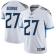 Nike Tennessee Titans #27 Eddie George White Men's Stitched Nfl Vapor Untouchable Limited Jersey Nfl