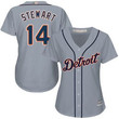 Tigers #14 Christin Stewart Grey Road Women's Stitched Baseball Jersey MLB- Women's
