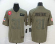 Men's San Francisco 49Ers #31 Raheem Mostert New Olive 2019 Salute To Service Stitched Nfl Nike Limited Jersey Nfl