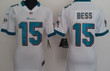 Nike Miami Dolphins #15 Davone Bess White Game Womens Jersey Nfl- Women's