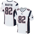 Men's New England Patriots #82 Keshawn Martin White Road Nfl Nike Elite Jersey Nfl