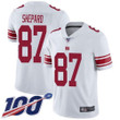 Nike Giants #87 Sterling Shepard White Men's Stitched Nfl 100Th Season Vapor Limited Jersey Nfl
