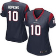 Women's Houston Texans #10 Deandre Hopkins Navy Blue Team Color Nfl Nike Game Jersey Nfl- Women's