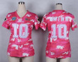 Nike Washington Redskins #10 Robert Griffin Iii 2014 Salute To Service Pink Camo Womens Jersey Nfl- Women's