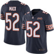 Chicago Bears #52 Khalil Mack Navy Blue Team Color Men's Stitched Football 100Th Season Vapor Limited Jersey Nfl