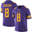 Nike Minnesota Vikings #8 Kirk Cousins Purple Men's Stitched Nfl Limited Rush Jersey Nfl