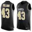 Nike New Orleans Saints #43 Marcus Williams Black Team Color Men's Stitched Nfl Limited Tank Top Jersey Nfl