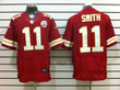 Size 60 4Xl-Smith Kansas City Chiefs #11 Red Stitched Nike Elite Nfl Jerseys Nfl