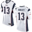 Nike New England Patriots #13 Phillip Dorsett White Men's Stitched Nfl Elite Jersey Nfl