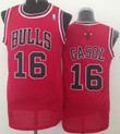 Chicago Bulls #16 Pau Gasol Red Swingman Jersey Nba