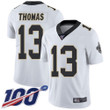 Saints #13 Michael Thomas White Men's Stitched Football 100Th Season Vapor Limited Jersey Nfl