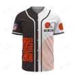 Personalize Baseball Jersey - Cleveland Browns Personalized Baseball Jersey 507 - Baseball Jersey LF