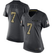 Jaguars #7 Nick Foles Black Women's Stitched Football Limited 2016 Salute To Service Jersey Nfl- Women's