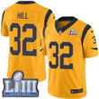 #32 Limited Troy Hill Gold Nike Nfl Youth Jersey Los Angeles Rams Rush Vapor Untouchable Super Bowl Liii Bound Nfl