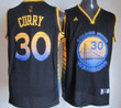 Golden State Warriors #30 Stephen Curry 2012 Vibe Black Fashion Jersey Nba
