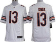 Nike Chicago Bears #13 Johnny Knox White Limited Jersey Nfl