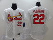 Men's St. Louis Cardinals #22 Jack Flaherty White Stitched Mlb Flex Base Nike Jersey Mlb