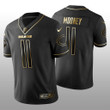 Men's Chicago Bears #11 Darnell Mooney Black Jersey Golden Edition Nfl